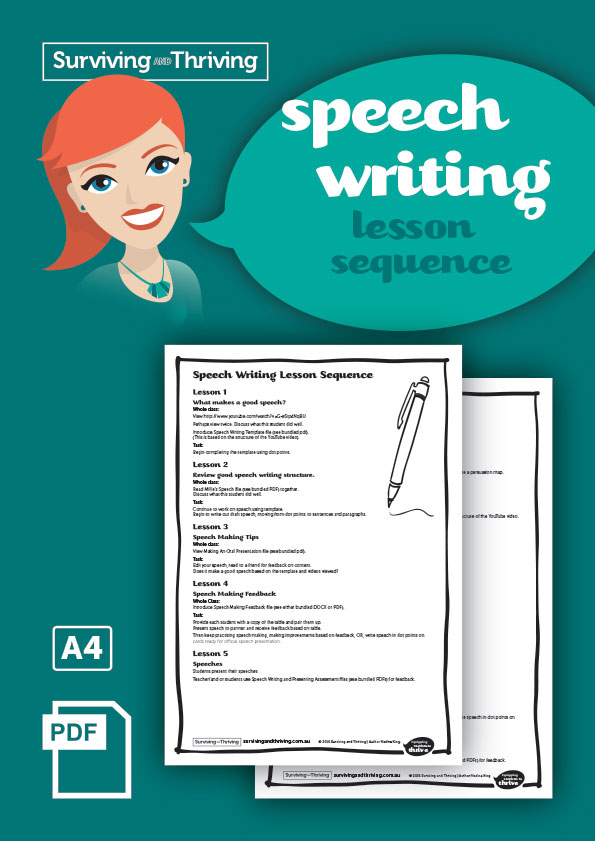 speech writing lesson